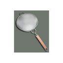 Winco Tinned Medium Double Mesh Strainer, 6 1/4 inch.