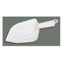 Winco Polycarbonate White Scoop, 64 Ounce.