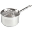 Winco Premium Stainless Steel Sauce Pan with Cover, 10 Quart -- 1 set.