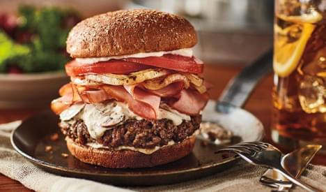 Ham n' Cheese Burger