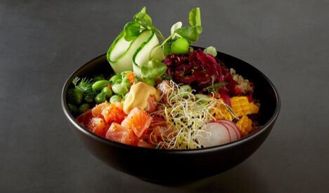Scandinavian Quinoa Poke Bowl