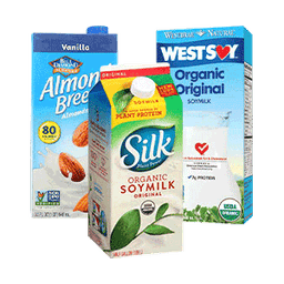 Contains 61 Soy and Rice Beverages products