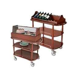 Contains 7 Wooden Catering Carts products