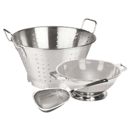 Contains 10 Aluminum Colanders products