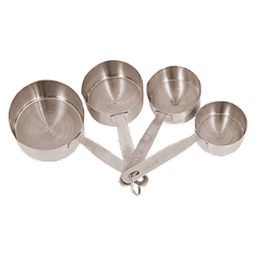 Contains 3 Stainless Steel Measures products