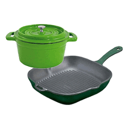 Contains 44 Cast-Iron Cookware products