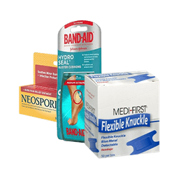 Contains 313 First Aid Materials products