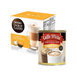 Contains 152 Lattes and Cappuccino products