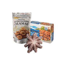 Contains 93 Frozen Calamari and Octopus products