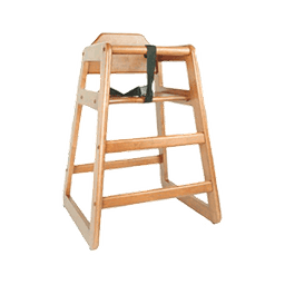 Contains 2 Walnut Finish High Chairs products