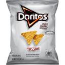 Doritos Reduced Fat Whole Grain White Nacho Tortilla Chips, 1 Ounce -- 72 per case
