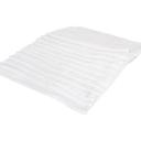 16 x 19 inch White Ribbed Terry Bar Towel