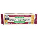 Organic Vegetable Brown Rice Snaps