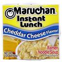 Maruchan Instant Lunch Cheddar Cheese Flavor - 2.25 oz. cup, 12 per case