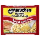 Maruchan Ramen Noodle Soup Roast Beef Flavor - 3 oz. package, 24 per case