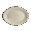 Styleline Maroon China 12 5/8 inch Oval Platter, 12 count