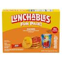 Nachos with Capri Sun Fruit Punch and Kit Kat Convenience Meal