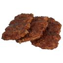Advance Pierre Smokie Grill Boneless Glazed Beef Rib Patty, 3.25 Ounce -- 100 per case.