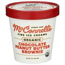 Organic Chocolate Peanut Butter Brownie Ice Cream
