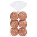 4 inch Roll Kaiser Oat Topped Wheat Sliced Bun