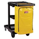 Rubbermaid Black Traditional Janitorial Cleaning Cart, 46 x 21.75 x 38.38 inch