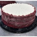 3 Layer 9 inch Uncut Red Velvet Cake