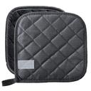 Black Canvas Pot Holder