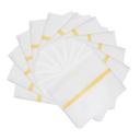 Microfiber Ribbed Bar Mop with Gold Center Stripe