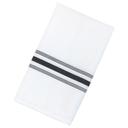 Bistro Black Stripe Spun Poly Napkin