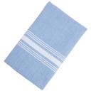 Baby Blue Stripe Spun Poly Reverse Bistro Napkin