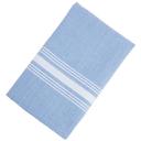 Bistro Baby Blue Stripe Spun Poly Reverse Napkin