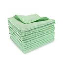 Green 335 GSM Microfiber Waffle Cloth
