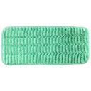 Green Microfiber Scrubbing Wet Mop Pad 13 inch