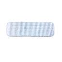 Blue Microfiber Scrubbing Wet Mop Pad 18 inch