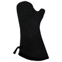 Black Neoprene/Cotton Beige Oven Mitt