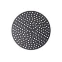 American Metalcraft Hard Coat Anodized Aluminum Perforated Disk, 12 inch