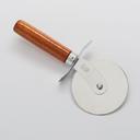 American Metalcraft Wood Handle Pizza Cutter, 4 inch Dia