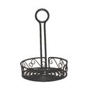 American Metalcraft Wrought Iron Condiment Rack, 7 1/2 inch