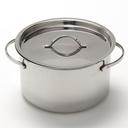 American Metalcraft Stainless Steel Mini Pot with Lid, 24 Ounce
