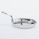 American Metalcraft Stainless Steel Oval Hammered Mini Fry Pan, 22 Ounce