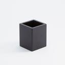 American Metalcraft Black Wood Caddy, 4 inch Square