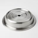 American Metalcraft Stainless Steel Satin Finish Plate Cover for English Foot Plates, 10 1/2 to 10 15/16 inch Dia