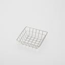 American Metalcraft Stainless Steel Wire Square Grid Basket, 6 x 6 inch