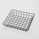 American Metalcraft Black Wire Square Grid Basket, 10 x 10 inch