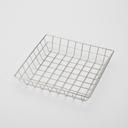 American Metalcraft Stainless Steel Wire Square Grid Basket, 10 x 10 inch