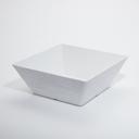 American Metalcraft Faux Slate Collection White Melamine Square Serving Bowl, 208 Ounce