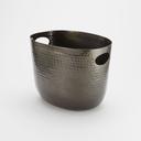 American Metalcraft Black Hammered Aluminum Beverage Tub, 7 3/4 Quart