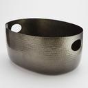 American Metalcraft Black Hammered Aluminum Beverage Tub, 16 1/4 Quart