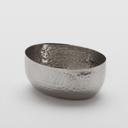 American Metalcraft Hammered Stainless Steel Oval Sauce Cup, 4 Ounce