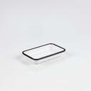 American Metalcraft Black Rimmed Rectangular White Melamine Bowl, 10 Ounce